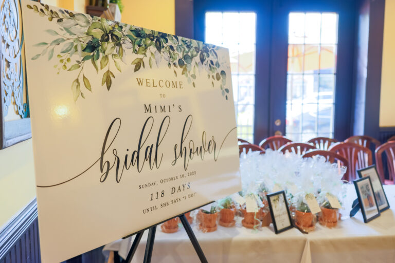 Bridal shower and rehearsal dinner photography by Erik Renninger